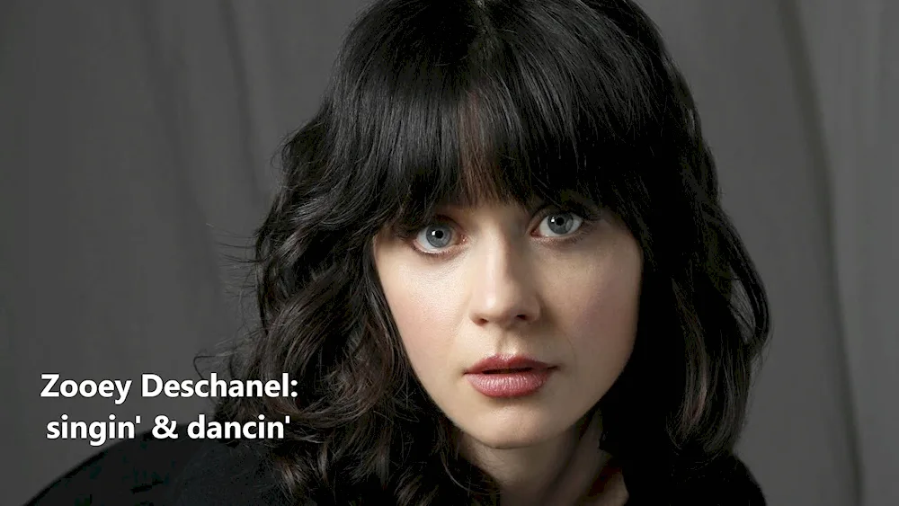 Anne Hathaway with bangs