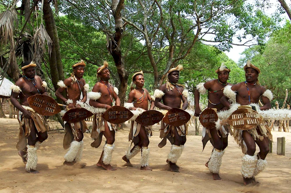 Zulus people of Africa