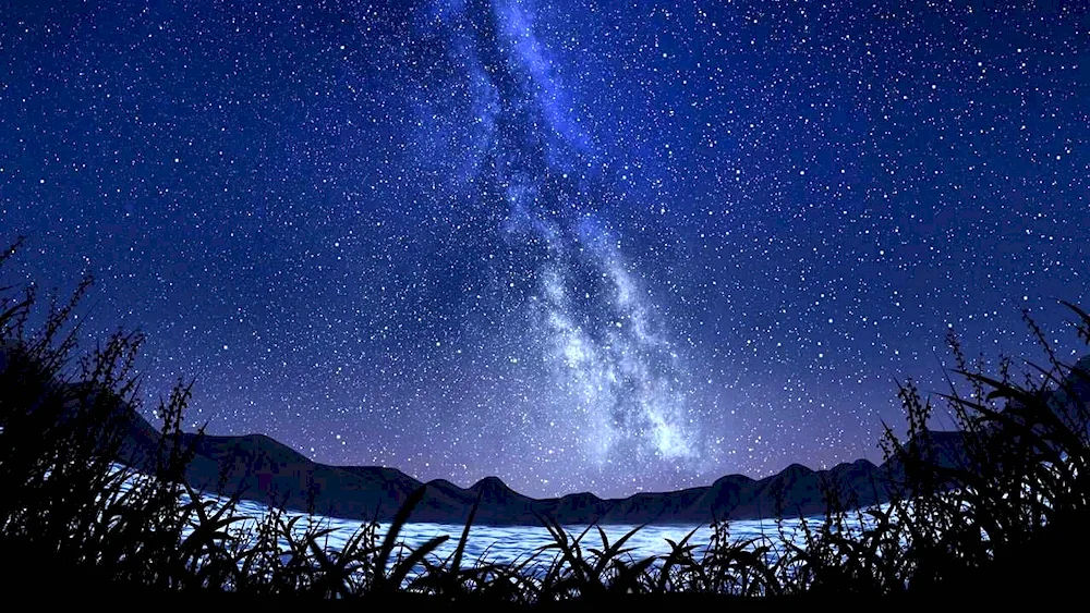 Starry sky background