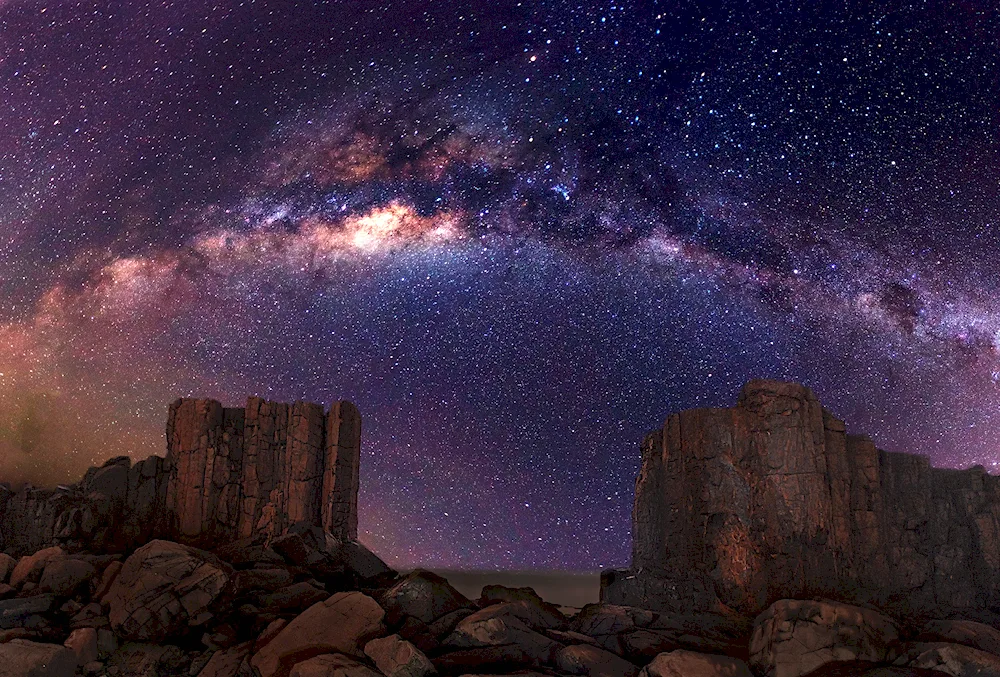 Starry sky Milky Way Galaxy