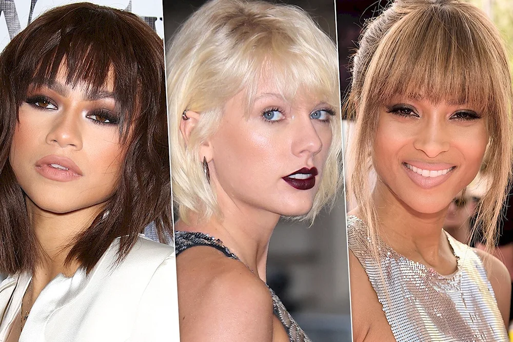 Stars with a bob and bangs