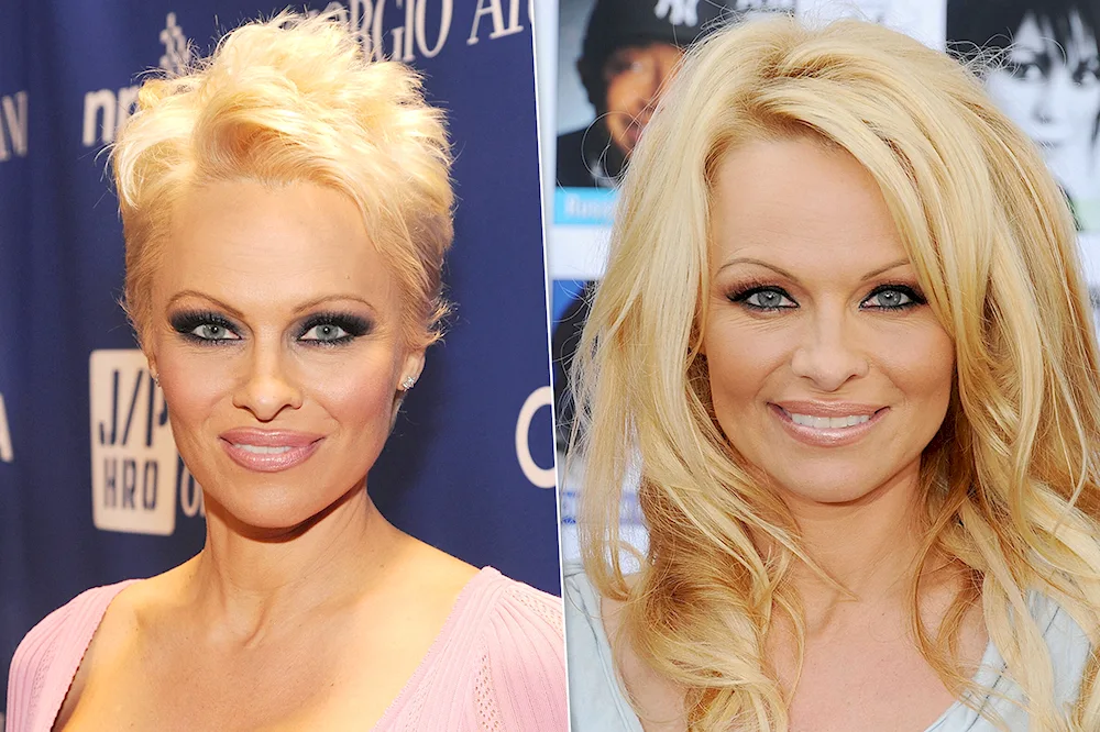 Stars with hair extensions