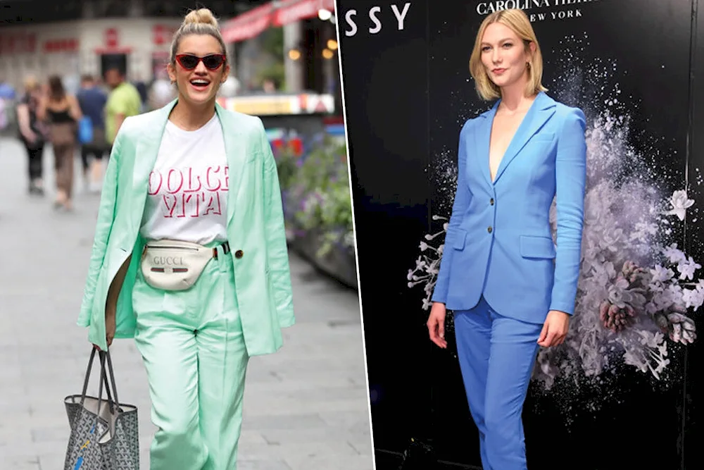 Stars in trouser suits women